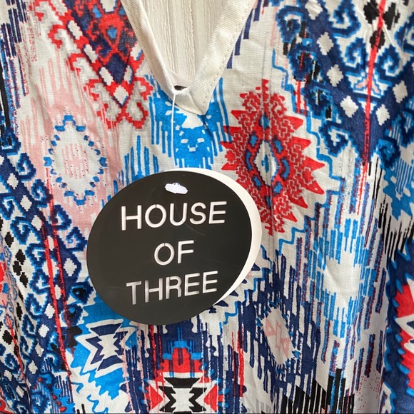 House of Three Sundress Mini SZ 8 NWT - Picture 2 of 6
